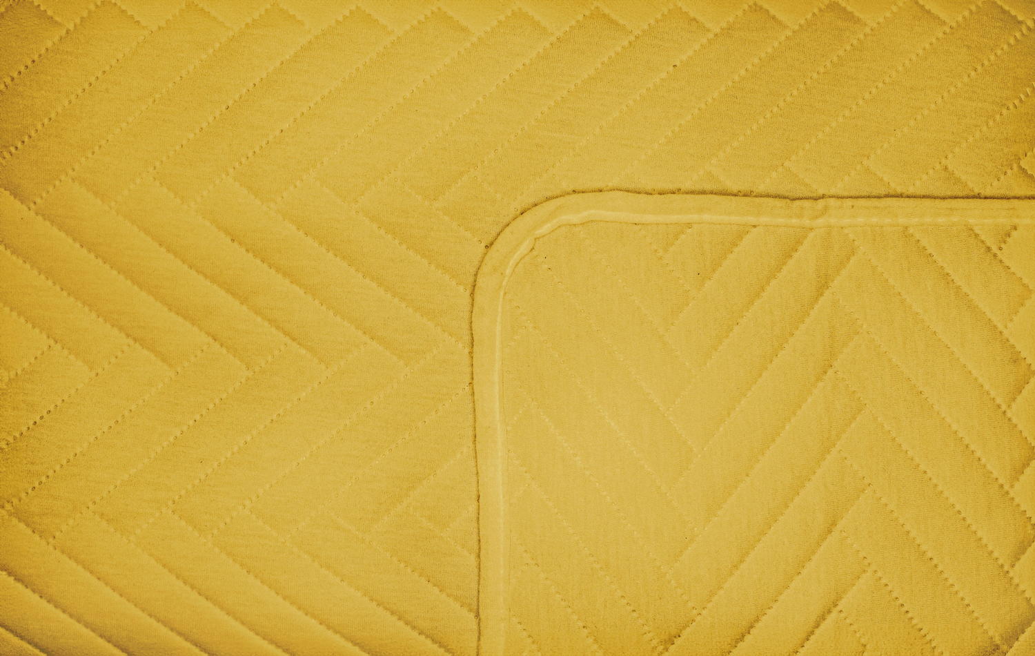 Кувертюра Дунай в цвят - горчица