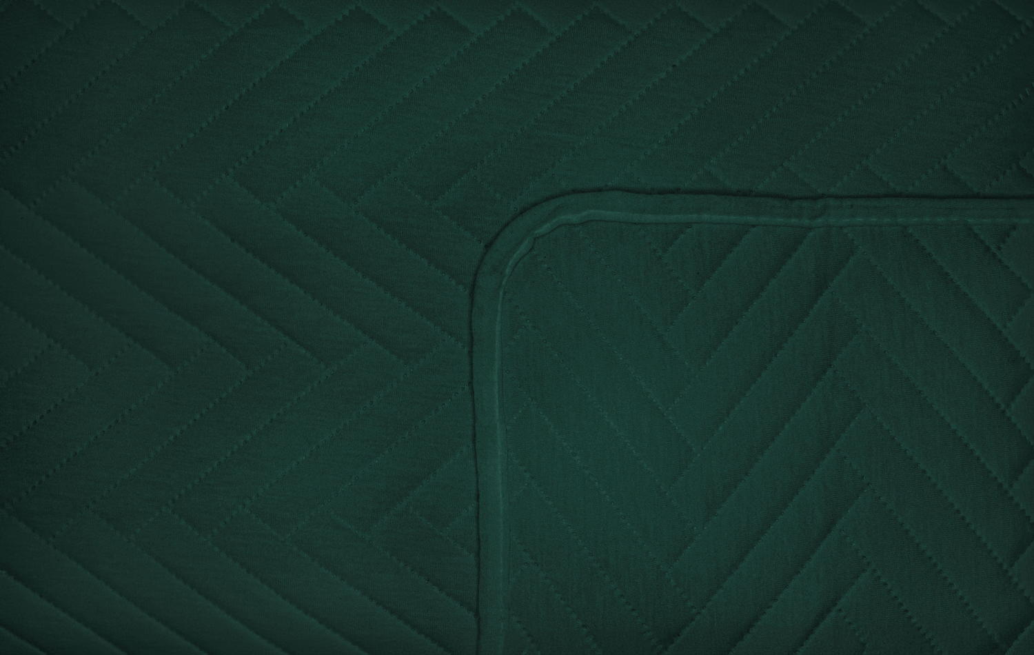 Кувертюра Дунай в цвят - тъмно зелено